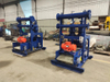 Drilling fluids mud desander with hydrocyclone cyclones