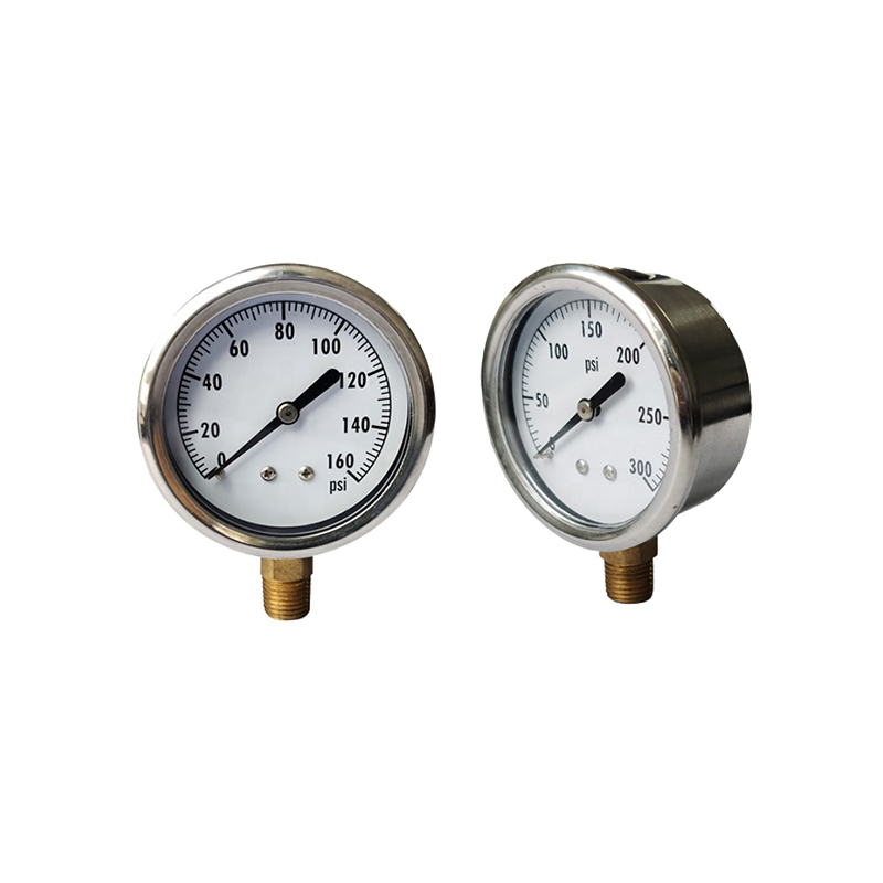 Stainless steel manometer / Mud pump pressure gauge / high pressure measuring instrument